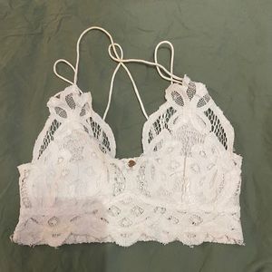 Free People White Bralette